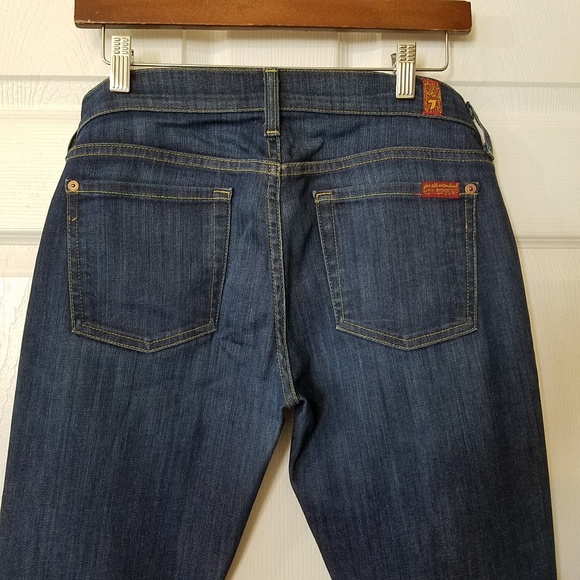 7 For All Mankind (Seven) Skinny Jeans Sz 27 - Picture 7 of 8